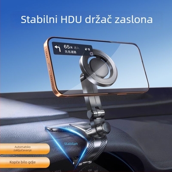 MagSafe magnetski nosač za telefon u automobilu na ploči instrumenta, 2025 novi model, univerzalno za središnju konzolu