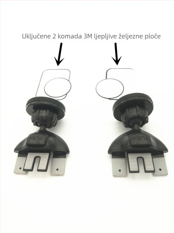 Magnetski držač telefona u automobilu za CD ventilaciju, okretni nosač za navigaciju