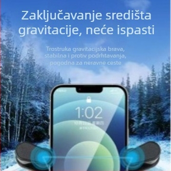 Gena Z06 Držač za telefon za automobil s nosačem na ventilaciju — 360° okretanja horizontalno i vertikalno