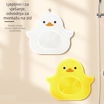 Cartoon stil alat za pranje stopala s četkom za trljanje, bez saginjanja, kućna podloga za masažu stopala, antislip kupaonica, jastuk za čišćenje leđa