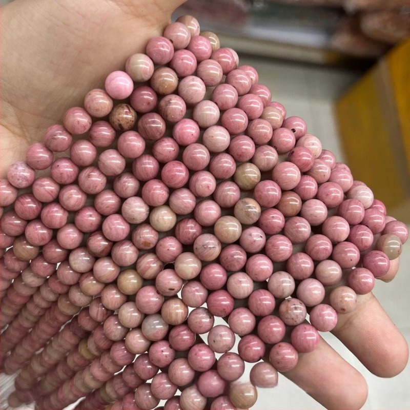 Prirodne kamen perle s mahagonijevim uzorkom drvne strukture, labave okrugle perle za DIY nakit, perle za narukvice, dostupne veličine 4, 6, 8, 10 i 12 mm