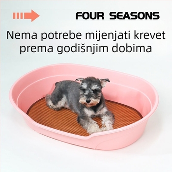 Pravokutno plastično korito za kućne ljubimce za kupanje, mačje porodnište i madrac za majčinstvo za pse i mačke, pogodno za sve godišnje doba.