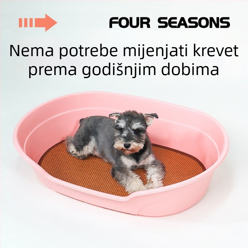 Pravokutno plastično korito za kućne ljubimce za kupanje, mačje porodnište i madrac za majčinstvo za pse i mačke, pogodno za sve godišnje doba.