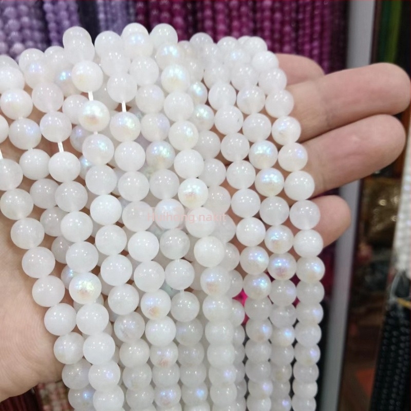 Prirodni labradorit mjesec kamen perle, 8 mm okrugle, za DIY nakit – poluproizvodi