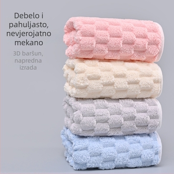 Ručník za kupaonicu od Coral Fleece, mekan, upijajući, ne ispusta vlakna, za muškarce i žene