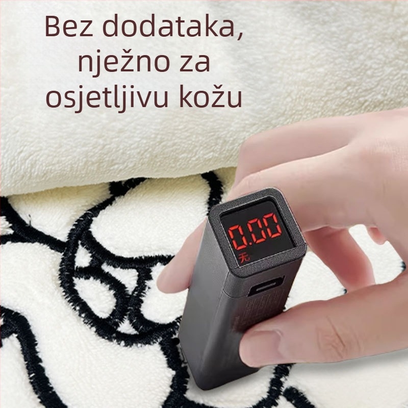 Debeli ručnik za ruke od koralnog fleksa, dvostruki sloj, iznimno upijajući, za kačenje u kupaonici