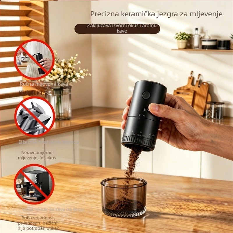 Međunarodna kućna ručna automatska aparat za kavu i prijenosni mali mlin za zrna kave