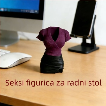 Bijeli čipkasti ukras za stol, 3D-printsani apstraktni dekor za noćni ormarić