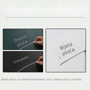Zidne naljepnice s efektom ploče, samoljepljive, izbrisive i uklonjive, za dom i ured, idealne za dječje učenje