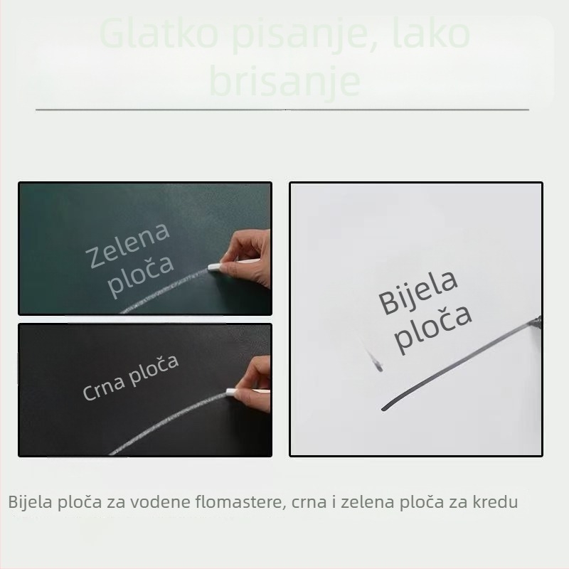 Zidne naljepnice s efektom ploče, samoljepljive, izbrisive i uklonjive, za dom i ured, idealne za dječje učenje