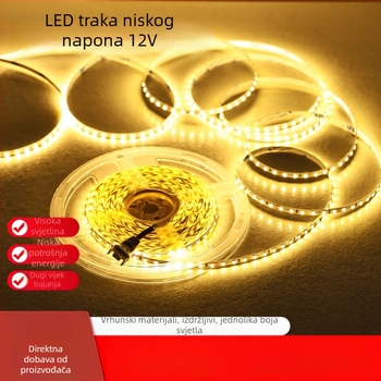 2835 LED trak, niskonaponski, samoljepljiva, linearno osvjetljenje, 120 LED-ova