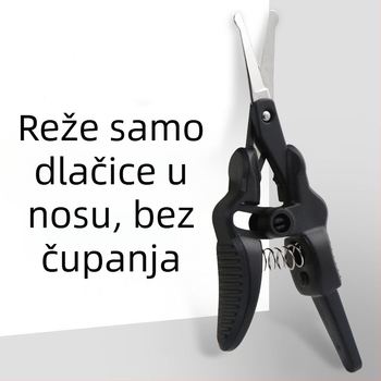 Trimer za nosne dlačice, druga generacija, precizno podrezivanje nosa i obrva, poboljšan mehanizam samonavlačenja