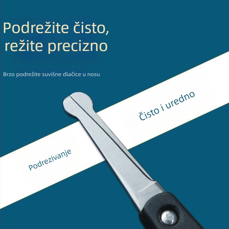 Trimer za nosne dlačice, druga generacija, precizno podrezivanje nosa i obrva, poboljšan mehanizam samonavlačenja
