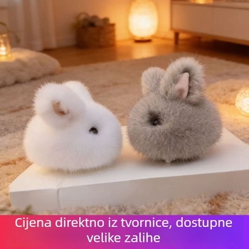 2026 Mini slatka mink krzno pliš, mali jade zeko, privjesak za automobil, privjesak za ruksak, rođendanska dekoracija za žene
