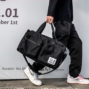 Putna torba s velikim kapacitetom i odjeljkom za obuću, lagana, unisex, ulicni stil