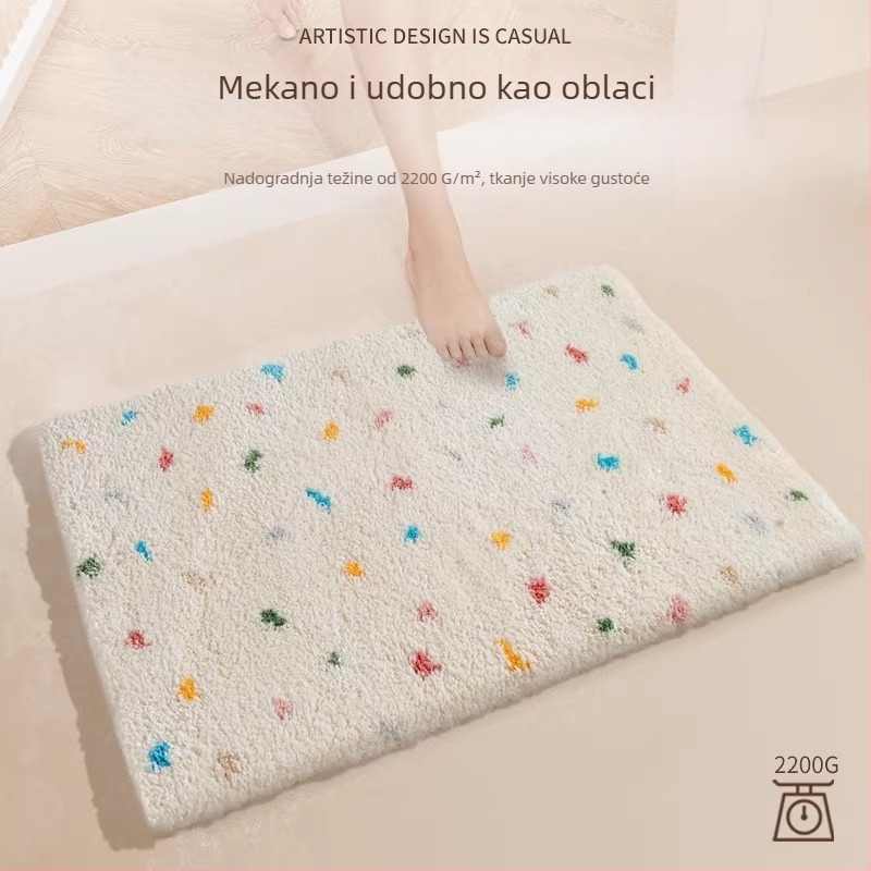 Upijajuća, protuklizna kupaonska prostirka za WC, spavaću sobu i dnevni boravak