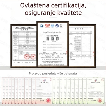 Prozirni PVC kuglični ventil za akvarij s prekidačem, 1 inč