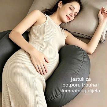 Trudnički bočni jastuk za spavanje sa podrškom za struk i trbuh