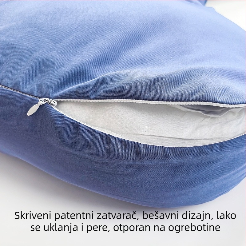 Trudnički bočni jastuk za spavanje sa podrškom za struk i trbuh
