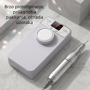 Prijenosni pilnik za nokte, punjivi uređaj za uklanjanje i poliranje noktiju, izdržljiv, mogućnost prilagodbe boje i logotipa