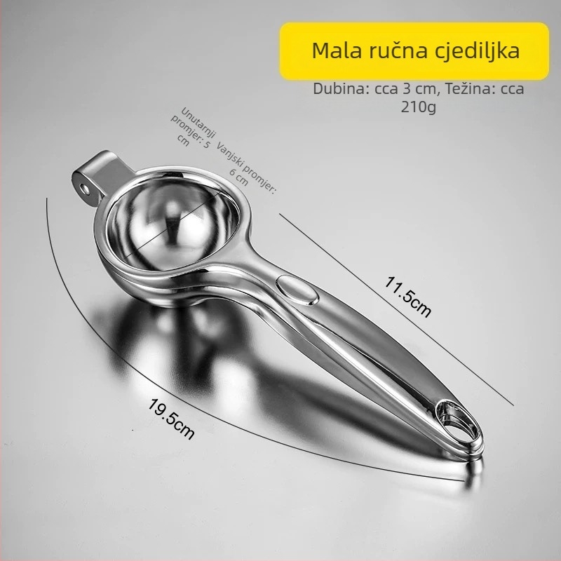 Ručni iscijeđivač limuna od legure cinka, kućna upotreba, višenamjenski citrusni squeezer