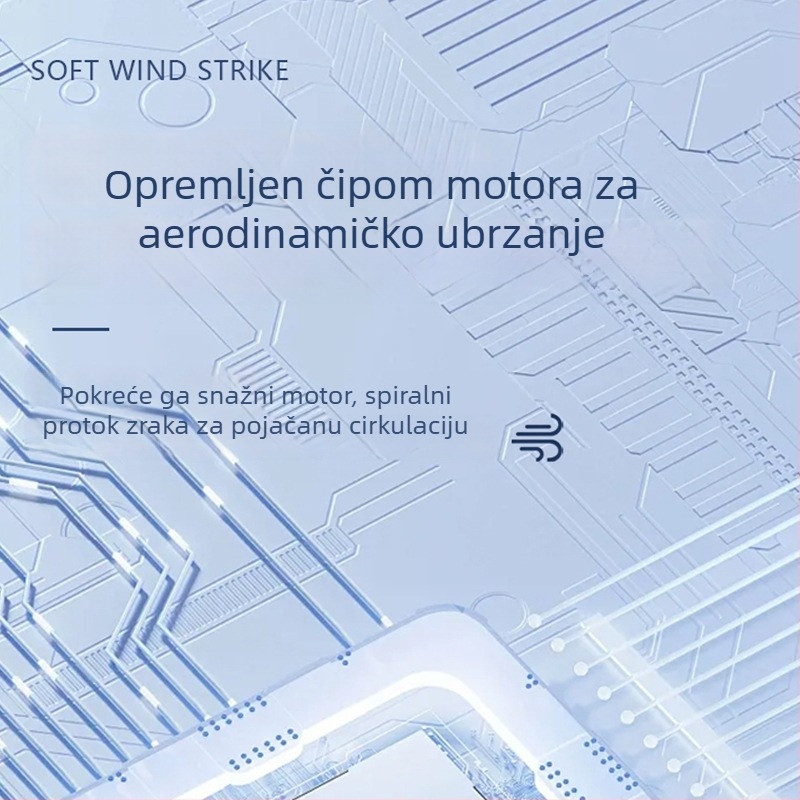 Ventilator za cirkulaciju zraka, 2-u-1 stolni i podni oscilirajući konvekcijski ventilator
