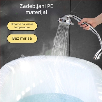 Haishi Hainuo Jednokratni omotač kade za putovanja i hotele, ekstra veliki debeli film za kadu
