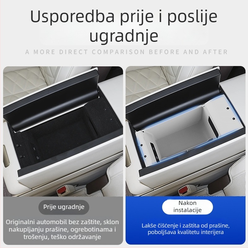 Silikonska podloga za skladištenje u središnjoj konzoli NIO ES9 – dodatak za unutrašnjost automobila