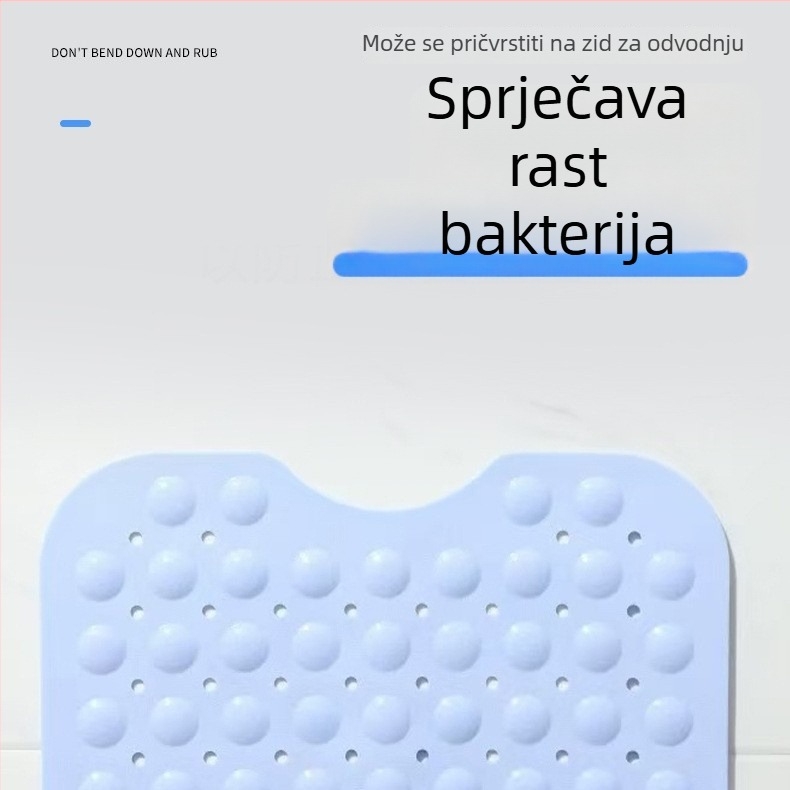 PVC protisklizna prostirka za kadu i tuš, s usisnim čašicama, otporna na plijesan