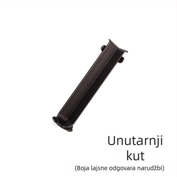 Kutni čep za aluminijsku lajsnu, cinkovo legura, za profile od 4 cm, 6 cm ili 8 cm.