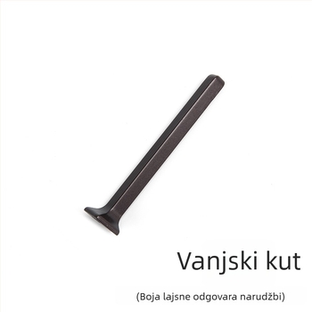 Kutni čep za aluminijsku lajsnu, cinkovo legura, za profile od 4 cm, 6 cm ili 8 cm.