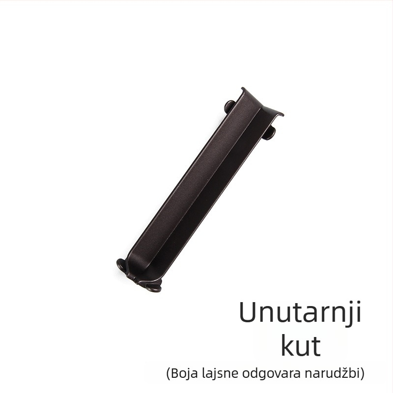 Kutni čep za aluminijsku lajsnu, cinkovo legura, za profile od 4 cm, 6 cm ili 8 cm.