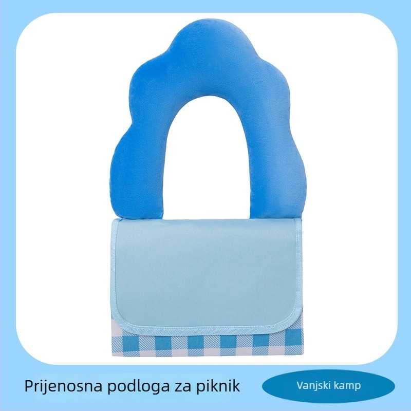 Prijenosna piknik podloga, proširena i debela, sve-u-jednom dizajnu, vodootporna, za kampiranje i šator