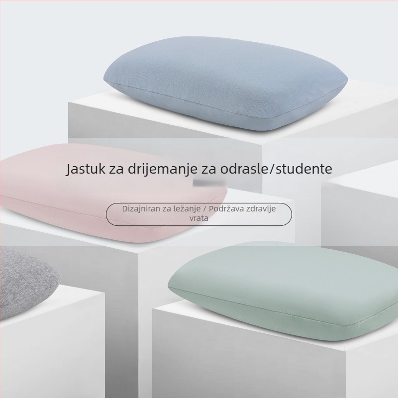 Prirodni latex jastuk za odmor — prenosivi mali jastuk za stol, za učenike i djecu