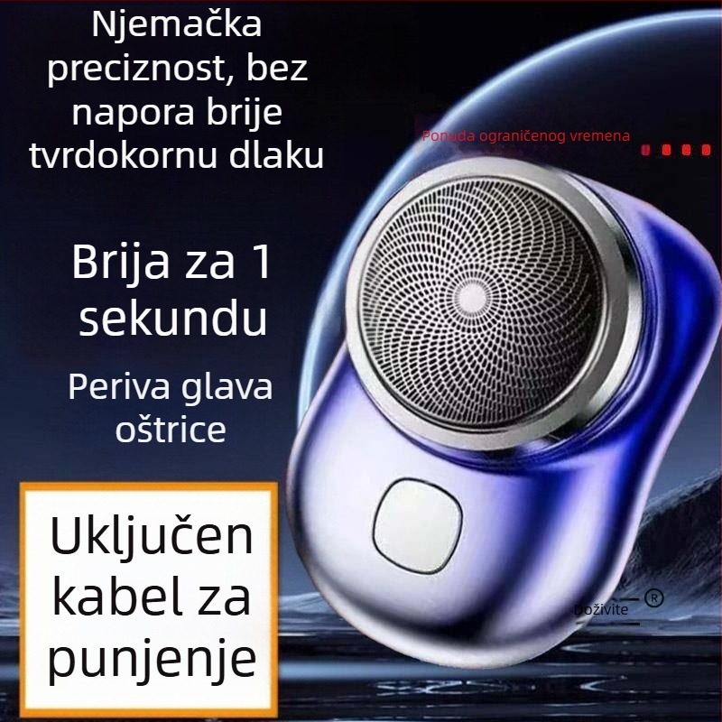 Muški električni brijač, prijenosni mini brijač, 2026 novi model