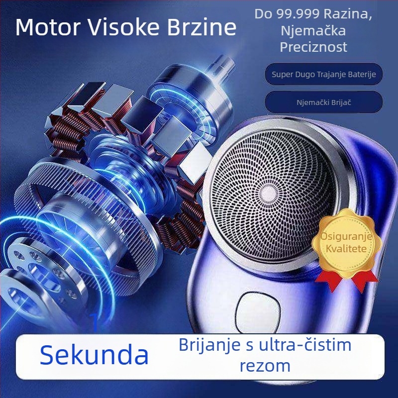 Muški električni brijač, prijenosni mini brijač, 2026 novi model