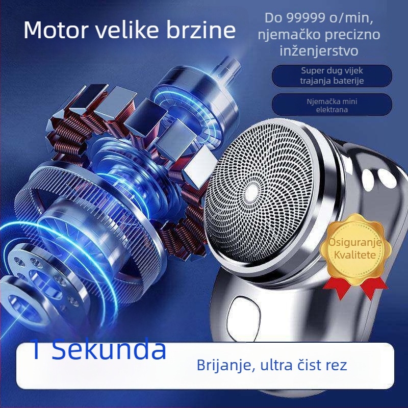 Muški električni brijač, prijenosni mini brijač, 2026 novi model