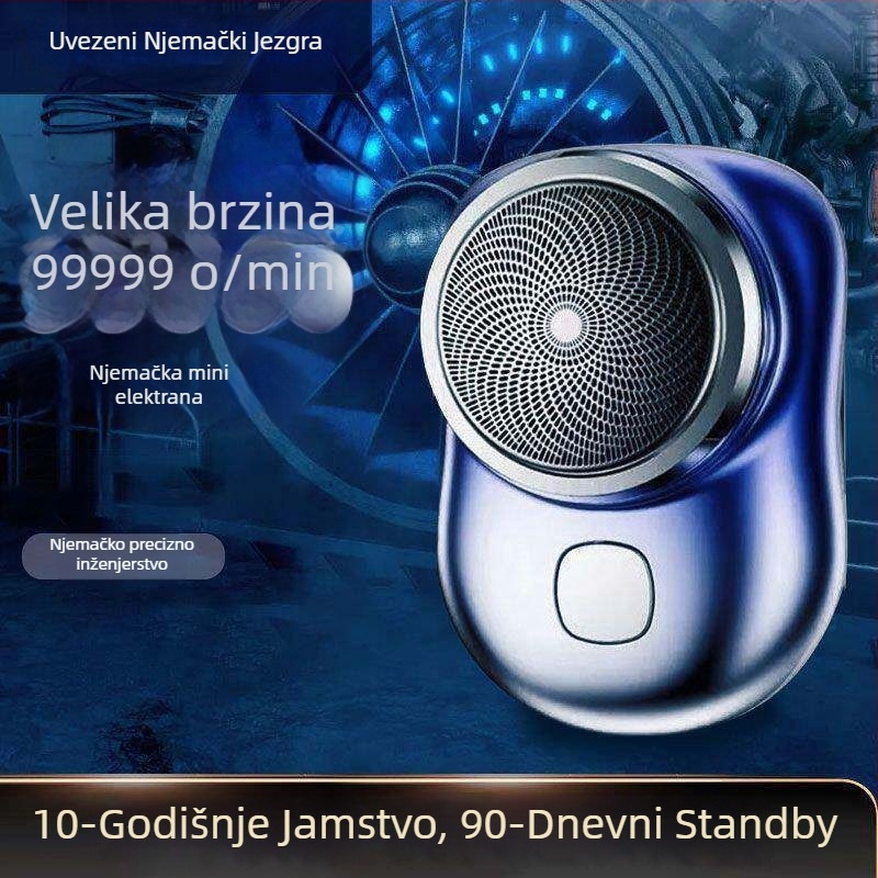 Muški električni brijač, prijenosni mini brijač, 2026 novi model