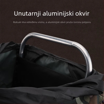 Kamuflažni taktički ruksak, vodootporan, velik kapacitet, 650D najlon, za kampiranje i putovanja