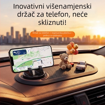 2026 Držač za telefon u automobilu i nosač navigacije s protukliznom podlogom