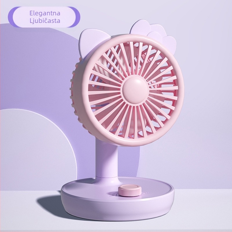 USB napajani stolni mini ventilator – prijenosan za putovanja, ured i studentski dom