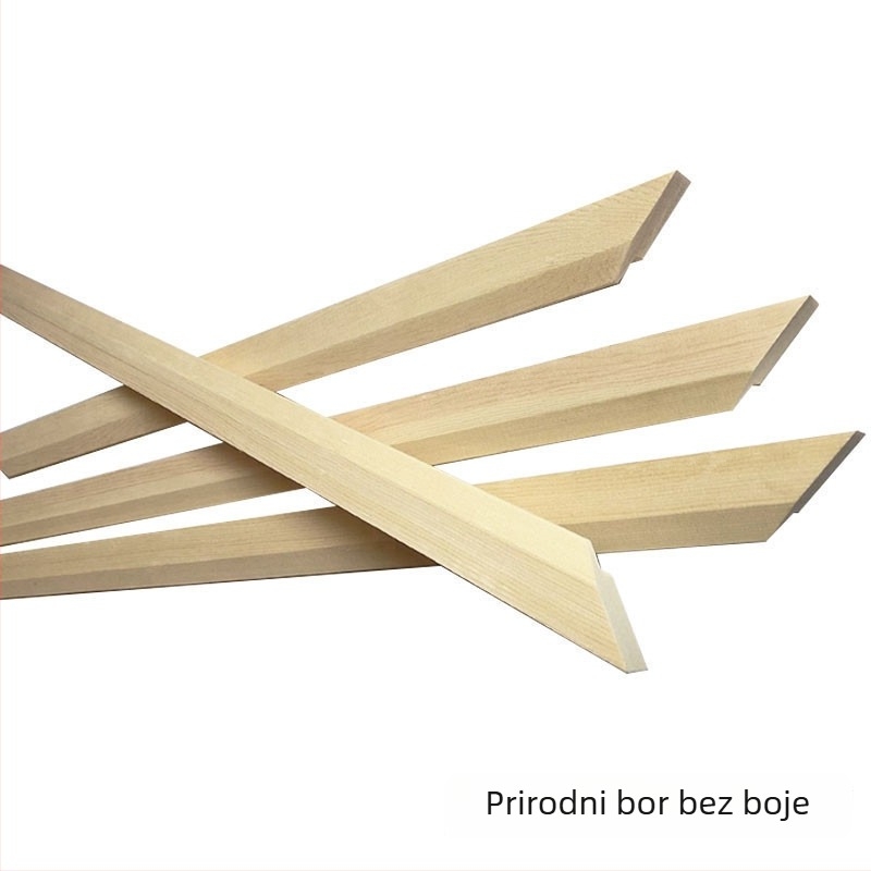 Homologous Jie okvir od borovine za cork ploču i fotowall, bez lakiranja