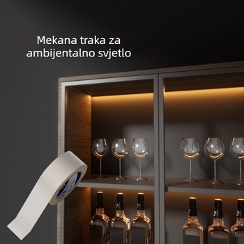Anti-glare izolacijski film za LED traku, pokrov za LED cijev s mekanim svjetlom, otporno na visoke temperature