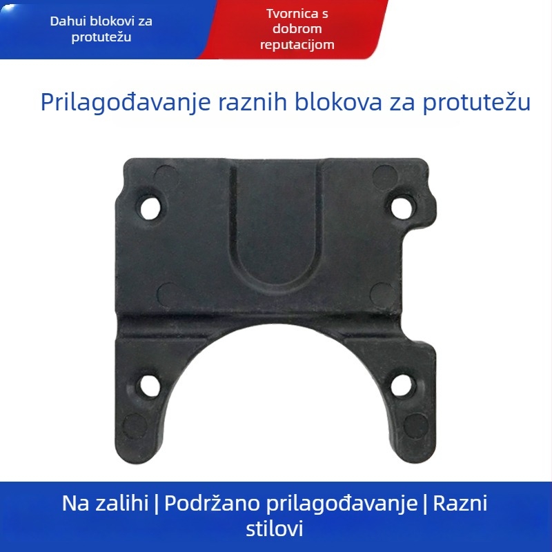 Prilagođeni blokovi težišta za LED podnu lampu; plastične baze za težine za uređenje namještaja