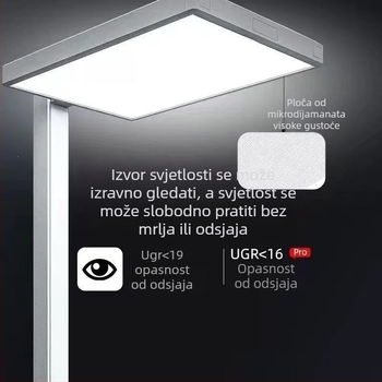 Podna svjetiljka s prirodnim svjetlom za dječje učenje, svjetiljka za prostor za učenje i klavir, svjetiljka za čitanje, svjetlo s punim spektrom