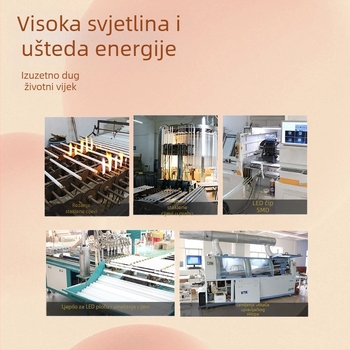 Prilagođena LED cijev duljine 1,2 m s nosačem, integrirano aluminijsko-plastično kućište, visoka svjetlina, energetski učinkovit retrofit