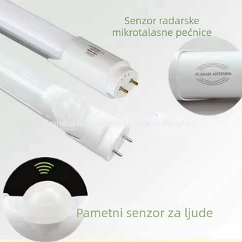 T8 LED svjetlo za garažu s infracrvenim i mikrovlnnim senzorom pokreta