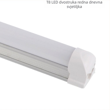 Dvojni red LED T8 svjetiljka, 36W, integrirana 50W visoke svjetline, inženjersko svjetlo, 110-220V