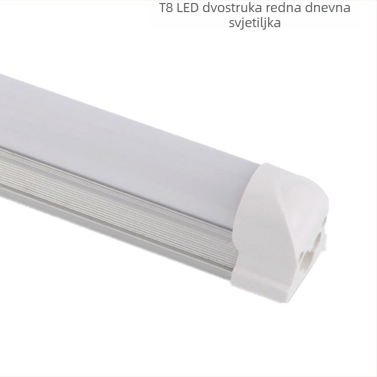 Dvojni red LED T8 svjetiljka, 36W, integrirana 50W visoke svjetline, inženjersko svjetlo, 110-220V