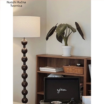 Podna lampa u stilu Wabi-Sabi, frančusko-retro Bauhaus dizajnerska lampa za spavaću sobu i dnevni boravak, ambijentalno osvjetljenje visoke estetske vrijednosti